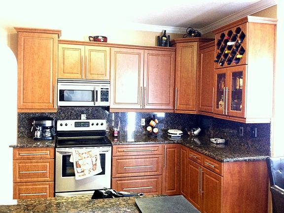 All stainless steel appliances.