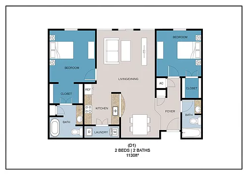 Floor plan D1