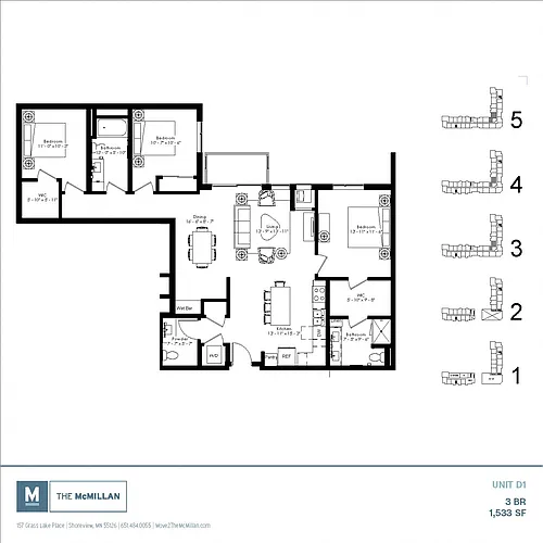 Floor plan D1