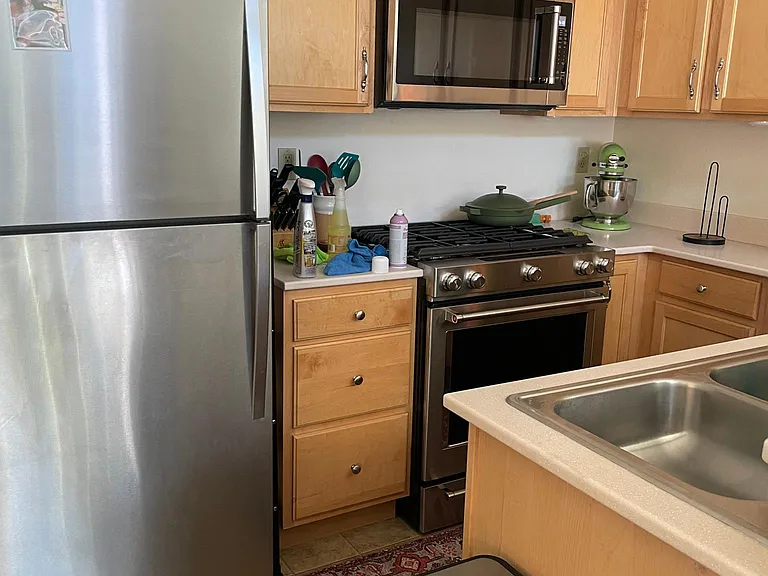 New refrigerator and microwave