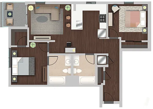 Floor plan D1