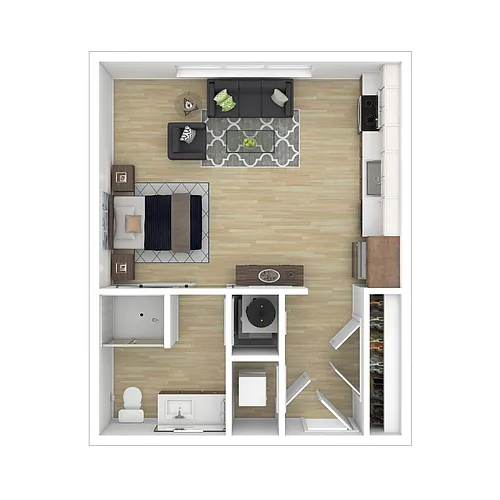 Floor plan Studio Standard