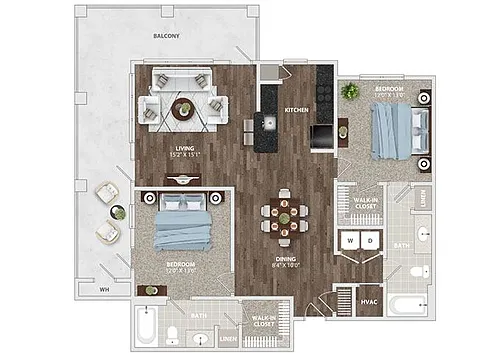 Floor plan Saluda