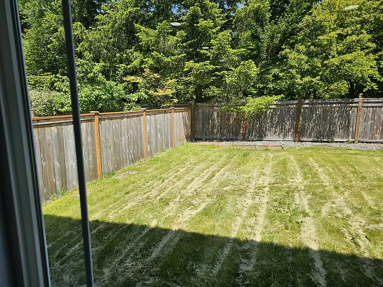 New fence with gate access to back yard from both sides of the property