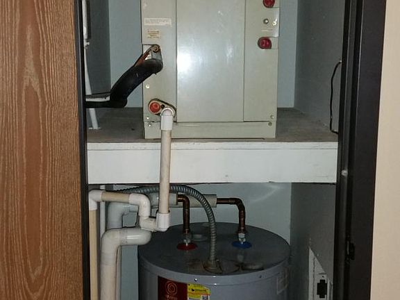 water heater & HVAC unit