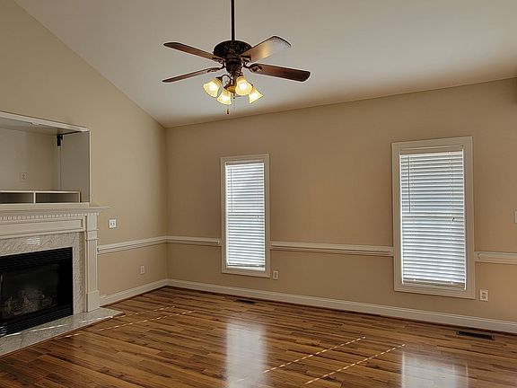 Family room with fireplace