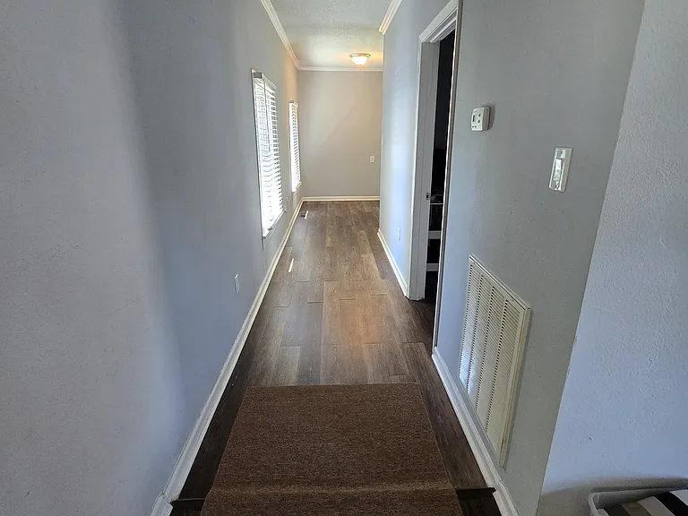 Hallway from living room to kitchen