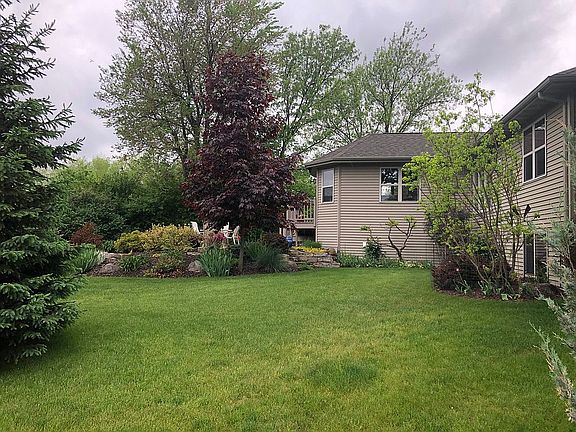 East side of home and yard