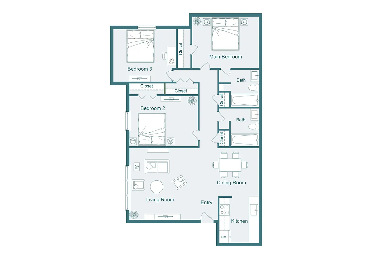 Floor plan C1