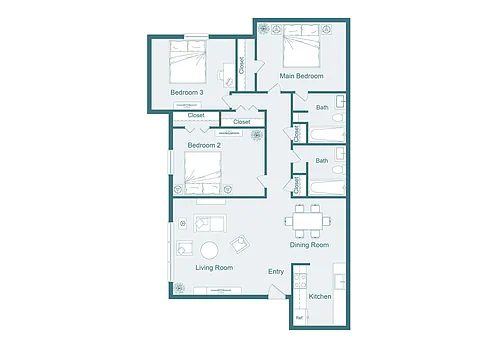 Floor plan C2