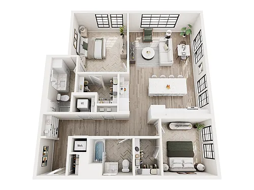 Floor plan B3