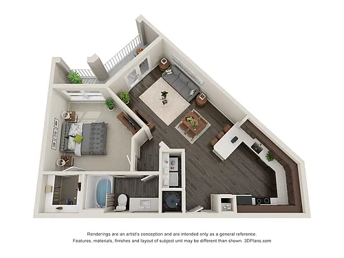 Floor plan A1B