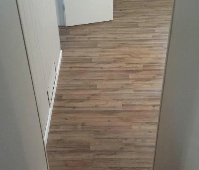 down the stairs into the family room