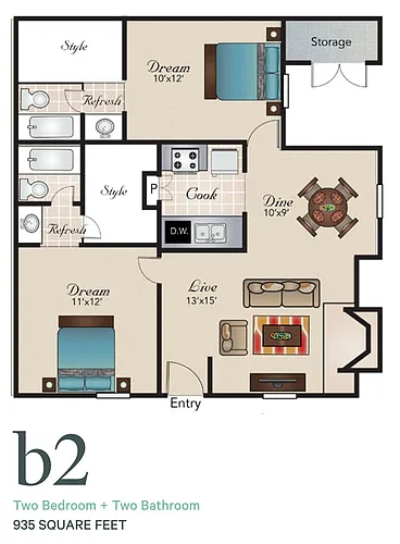 Floor plan B2