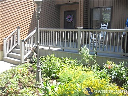 Front entrance with garden