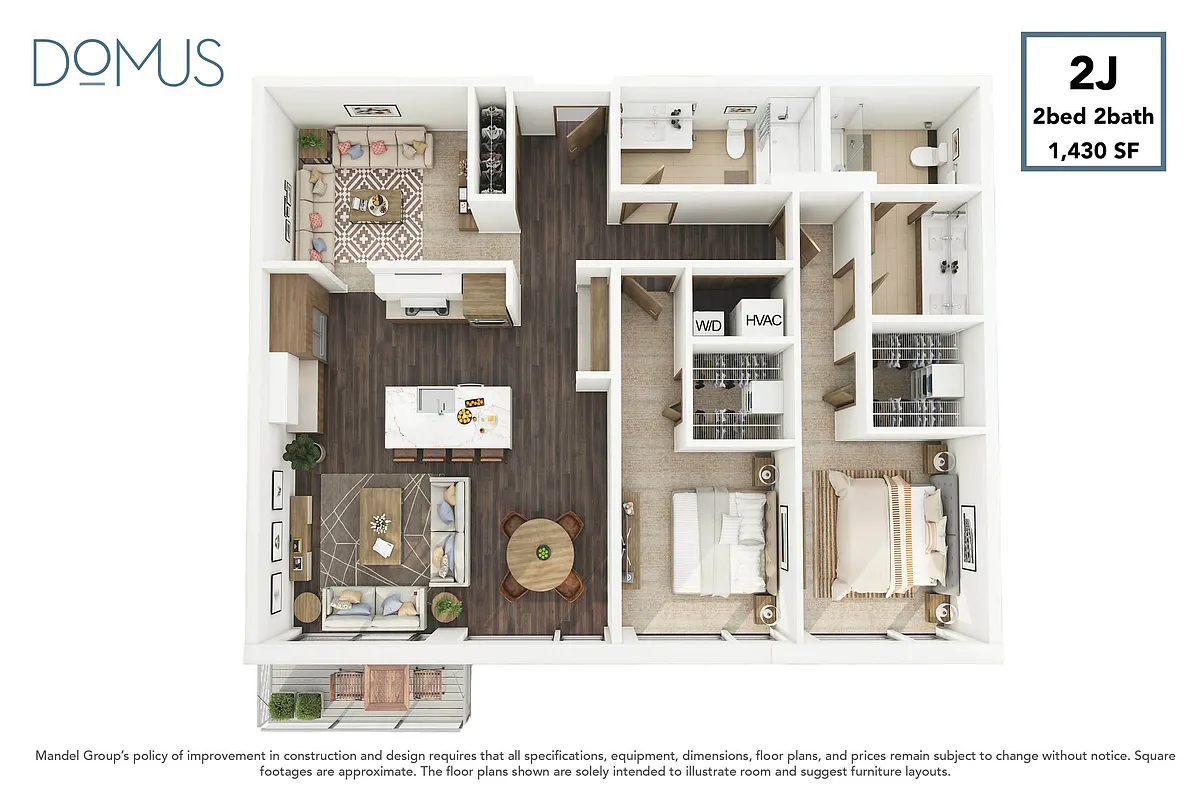 Floor plan 2J