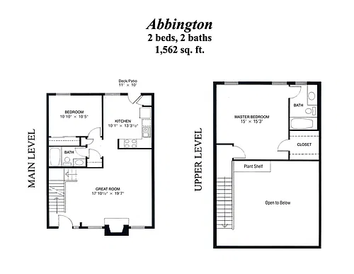Floor plan Abbington