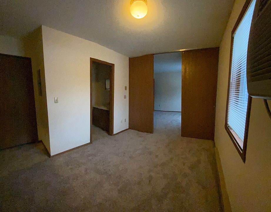 Dinning half closed off the living/bedroom area