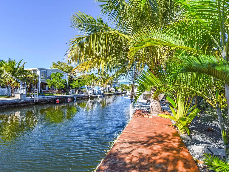 Private boat dock with canal access