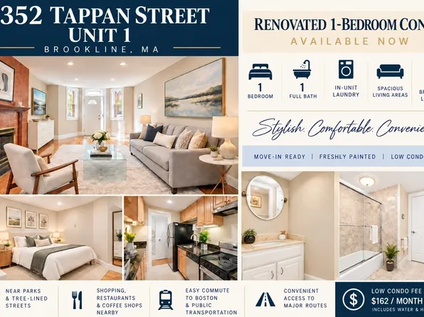 352 Tappan St APT 1, Brookline, MA 02445