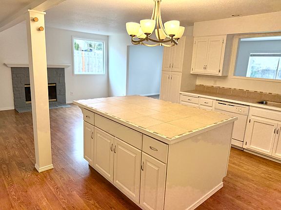 Huge kitchen with island, and storage
