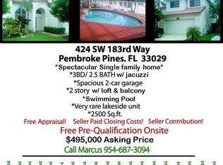 424 SW 183rd Way, Pembroke Pines, FL 33029