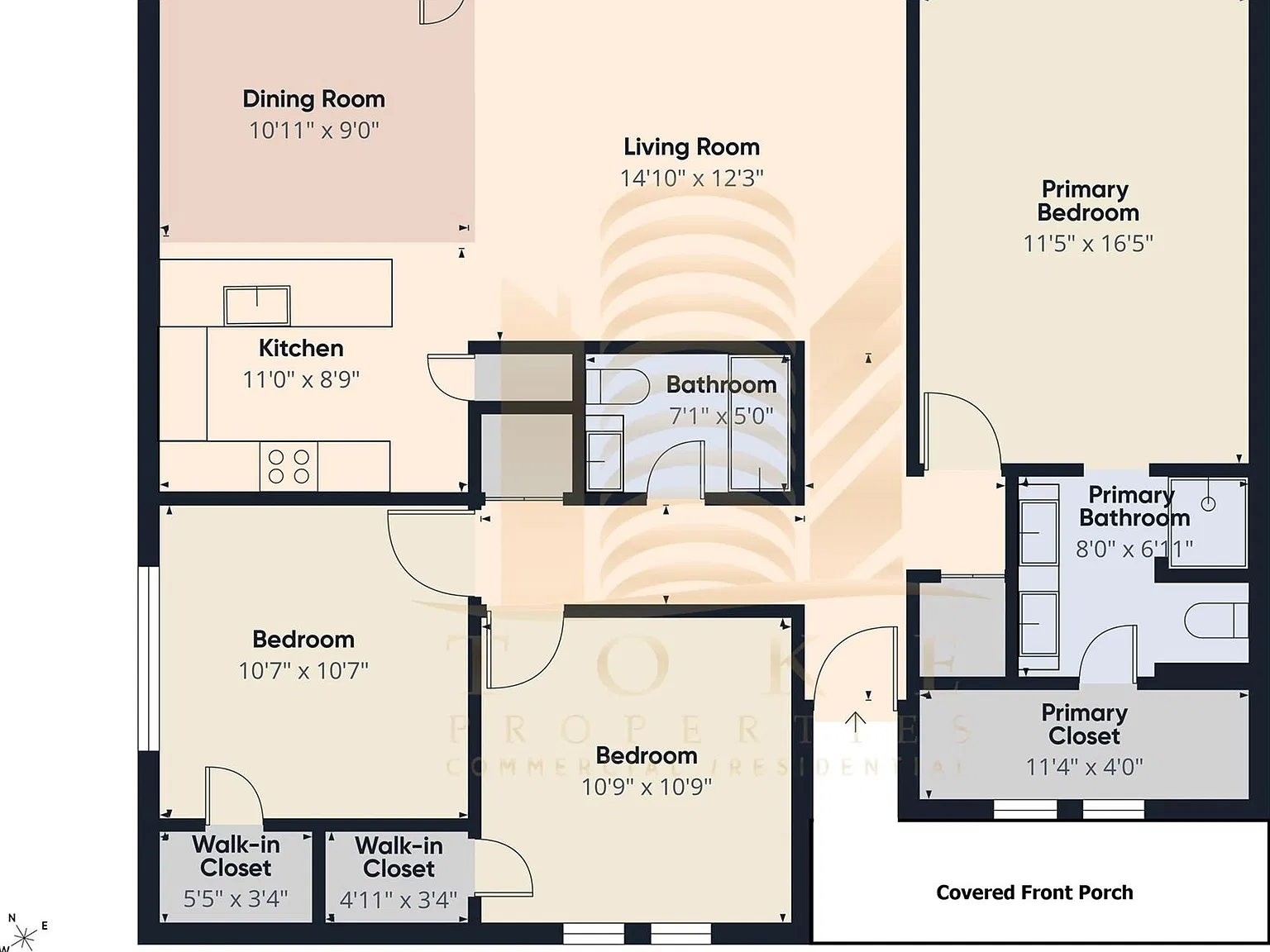 3 bed, 2.0 bath, 1250 sqft, $6,500 — Photo 3