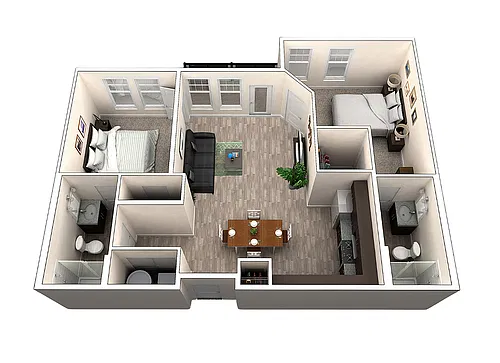 Floor plan Flat 201