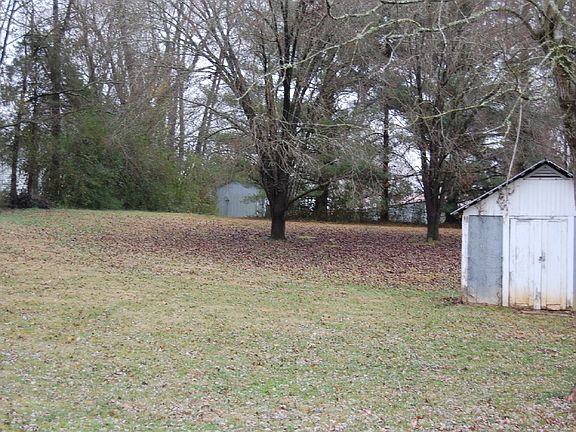 Large shady backyard
