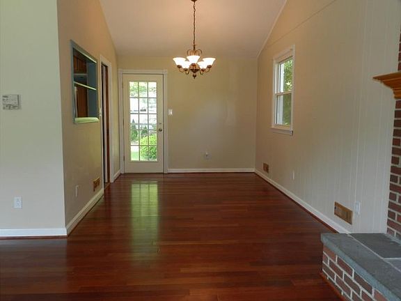 Dining area off the living room
