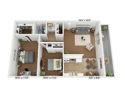 Floor plan Plan B1