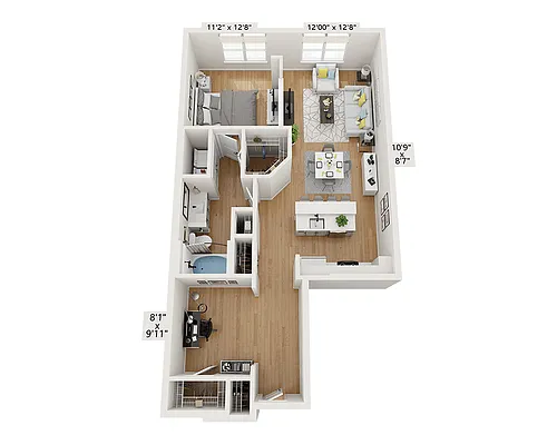 Floor plan Plan H (A1AD)