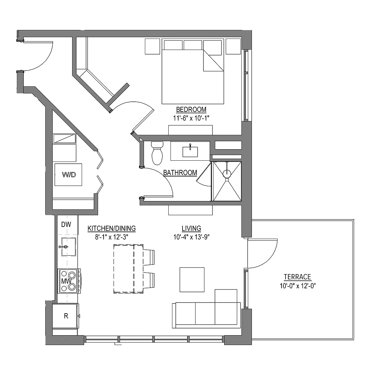 Floor plan Plan 16 Terrace