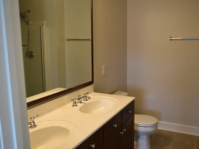 Double Vanity in the master bathroom