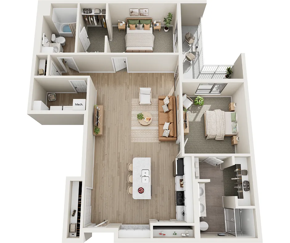 Floor plan Bridger