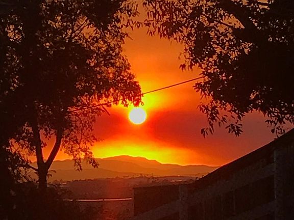 Sunset Firestorm on Camp Pendleton