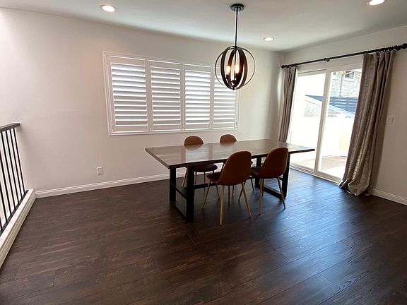 Dining room and balcony