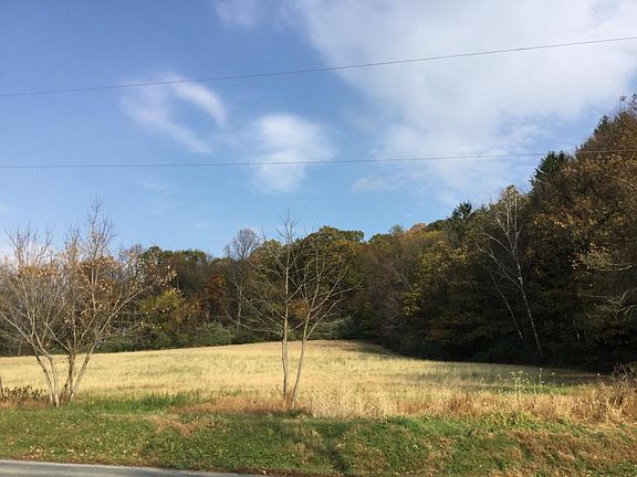 View of 10 acre wooded lot across from home