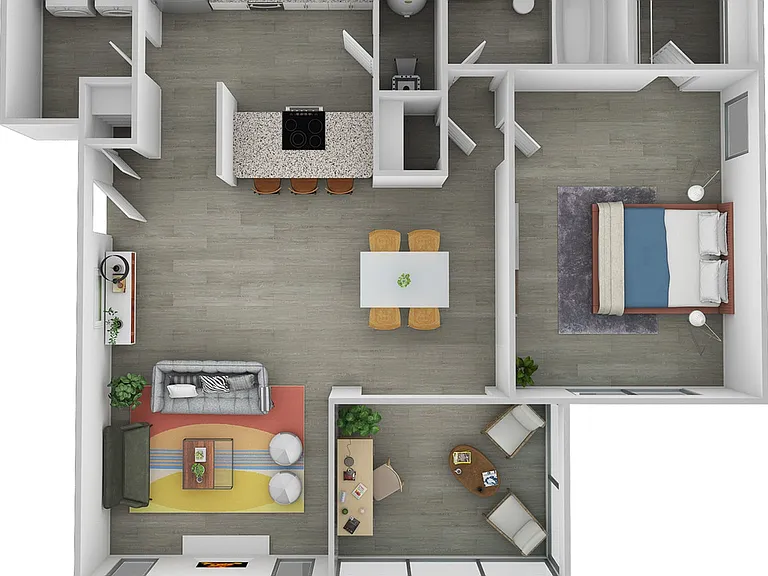 Rio II 3D Floorplan Image Rio II 3D Floorplan Image