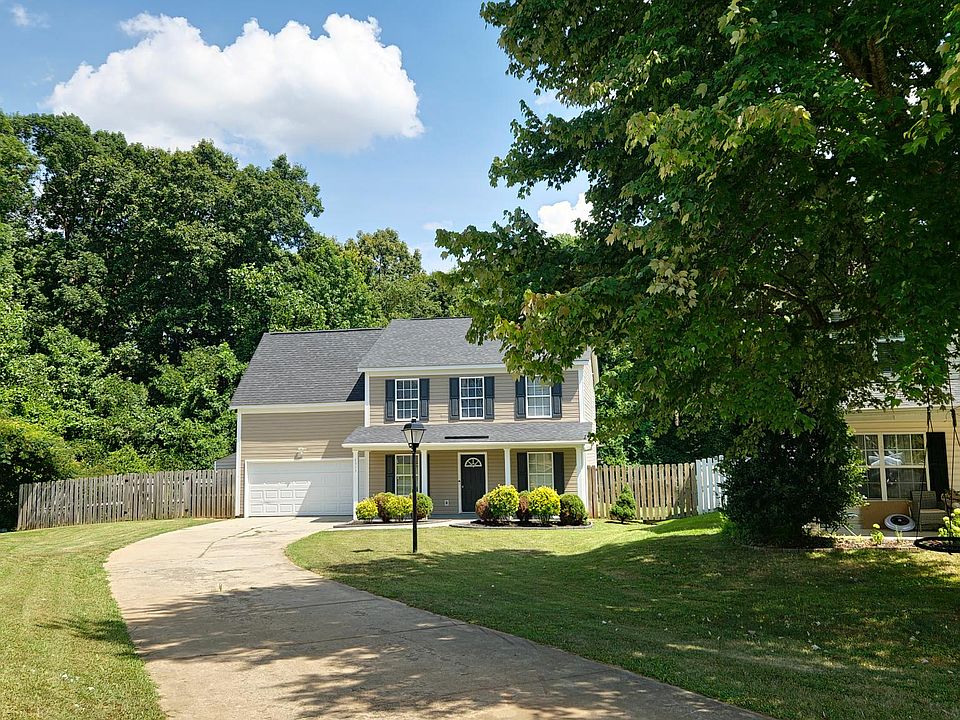 Located in cul de sack with a long drive way.