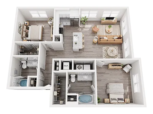 Floor plan B3
