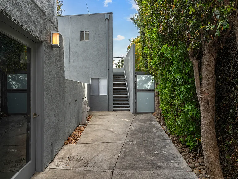 Gated courtyard