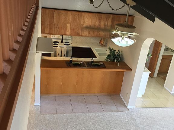 Looking down from Loft area.