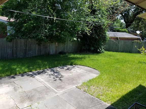 Patio area for grilling