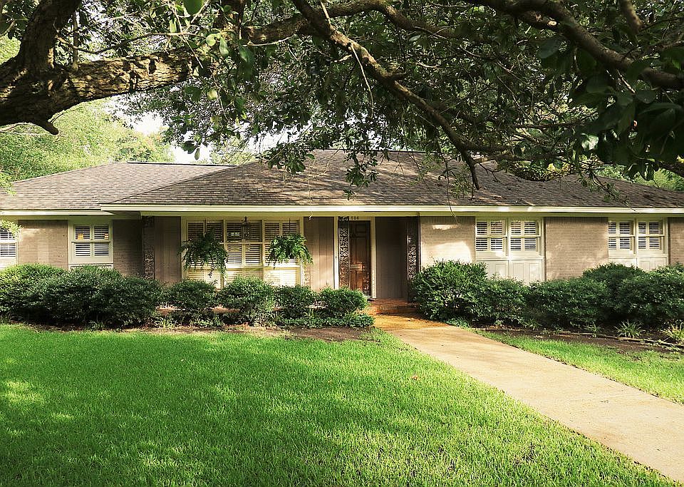 Live oaks shade front yard