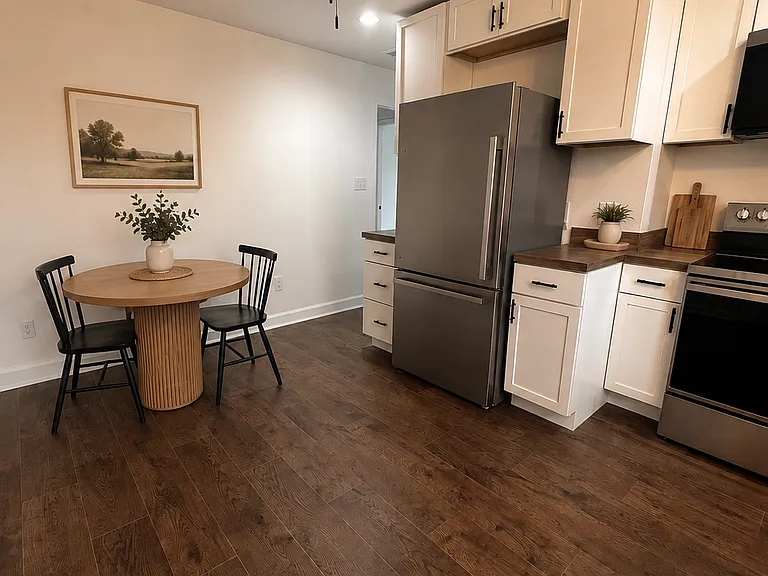 Kitchen/Dining Area - staged