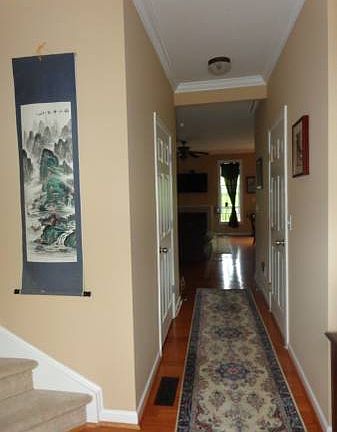 hallway to main & up to 2BR