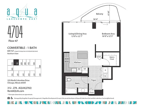 Floor plan aqv104e