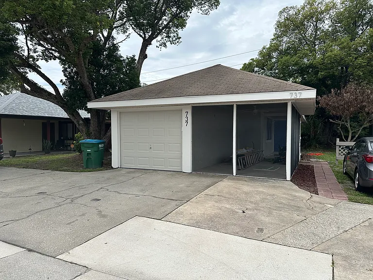 Front of the house.