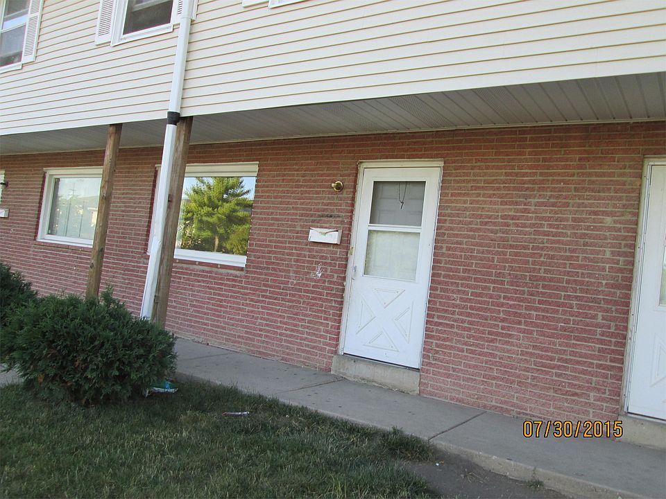 front door of townhouse